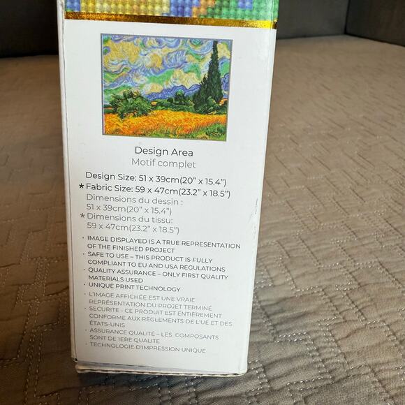 NEW Diamond Dotz Facet Art Kit Wheat Fields Van Gogh DD9.024 20"x15.4" - Picture 6 of 8